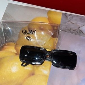 Trendy small square frame fashion sunglasses from quay Australia